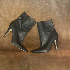 INC International Concepts Black Heeled Boots